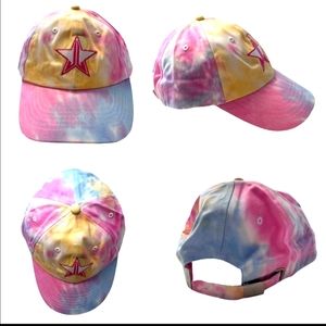 FREE WITH ANY PURCHASE NWOT Jeffree Star Pastel Tie Dye Logo Dad Hat